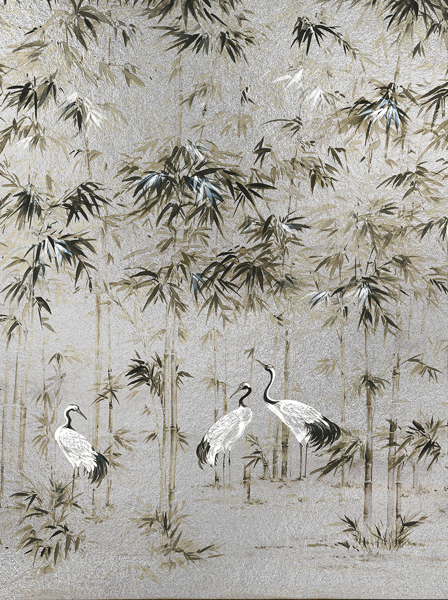 Wandbild Garzas Metallics - Silver