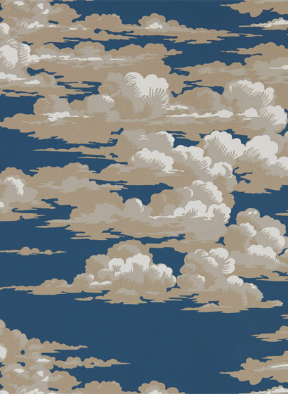 Tapete Silvi Clouds - Yacht Blue
