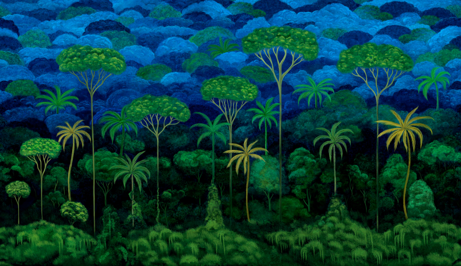 Wandbild Ciel Tropical - Bright Midnight