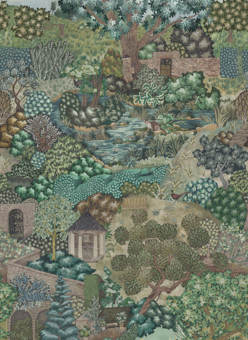 Wandbild Miserden Mural