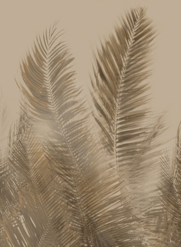 Wandbild Boko - Sepia Panel 5