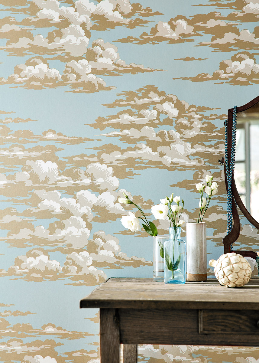 Tapete Silvi Clouds - English Blue