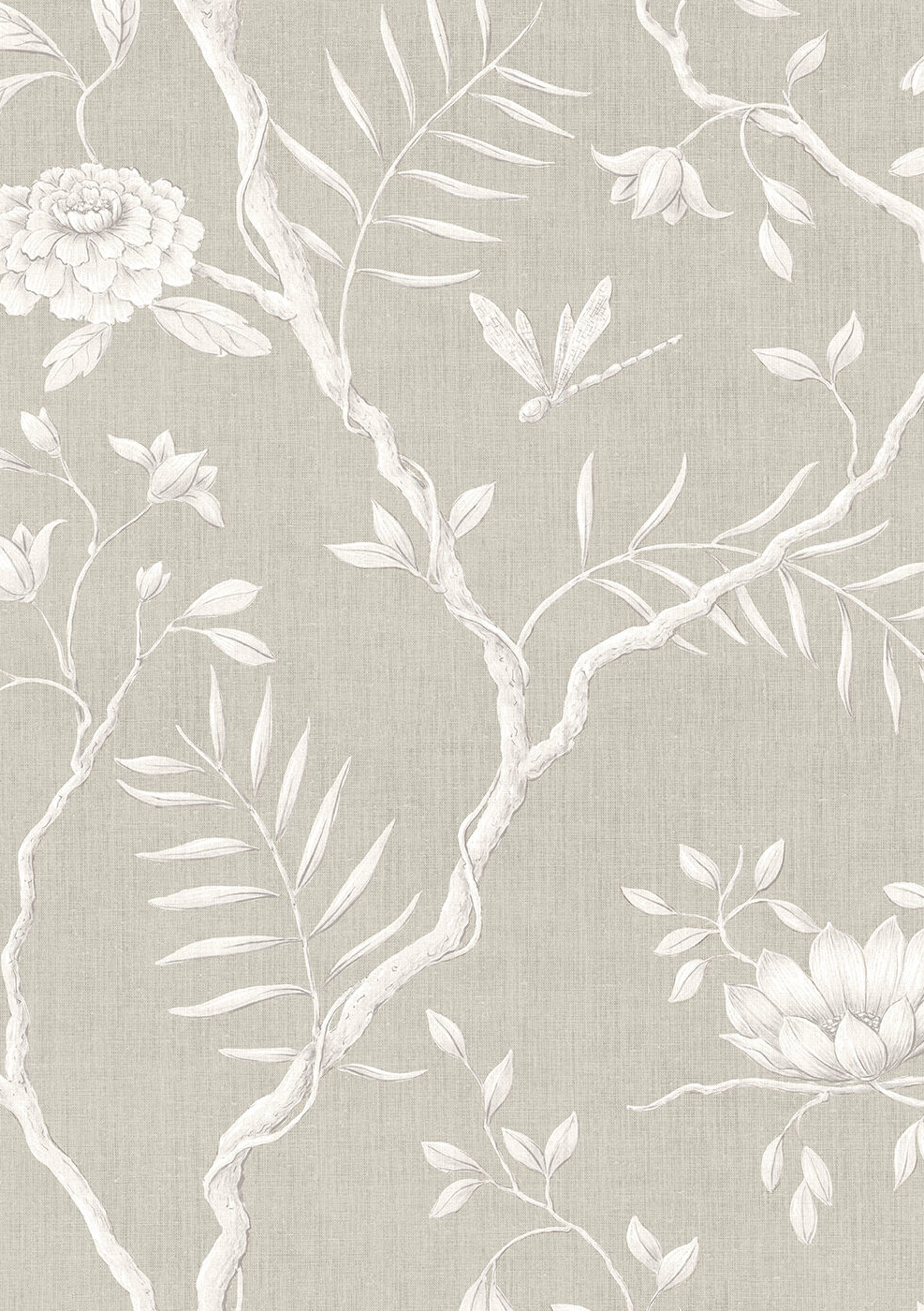 Wallpaper Jasper Peony - Flax