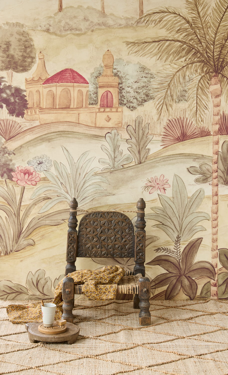 Wandbild Majestic Garden - Sienna