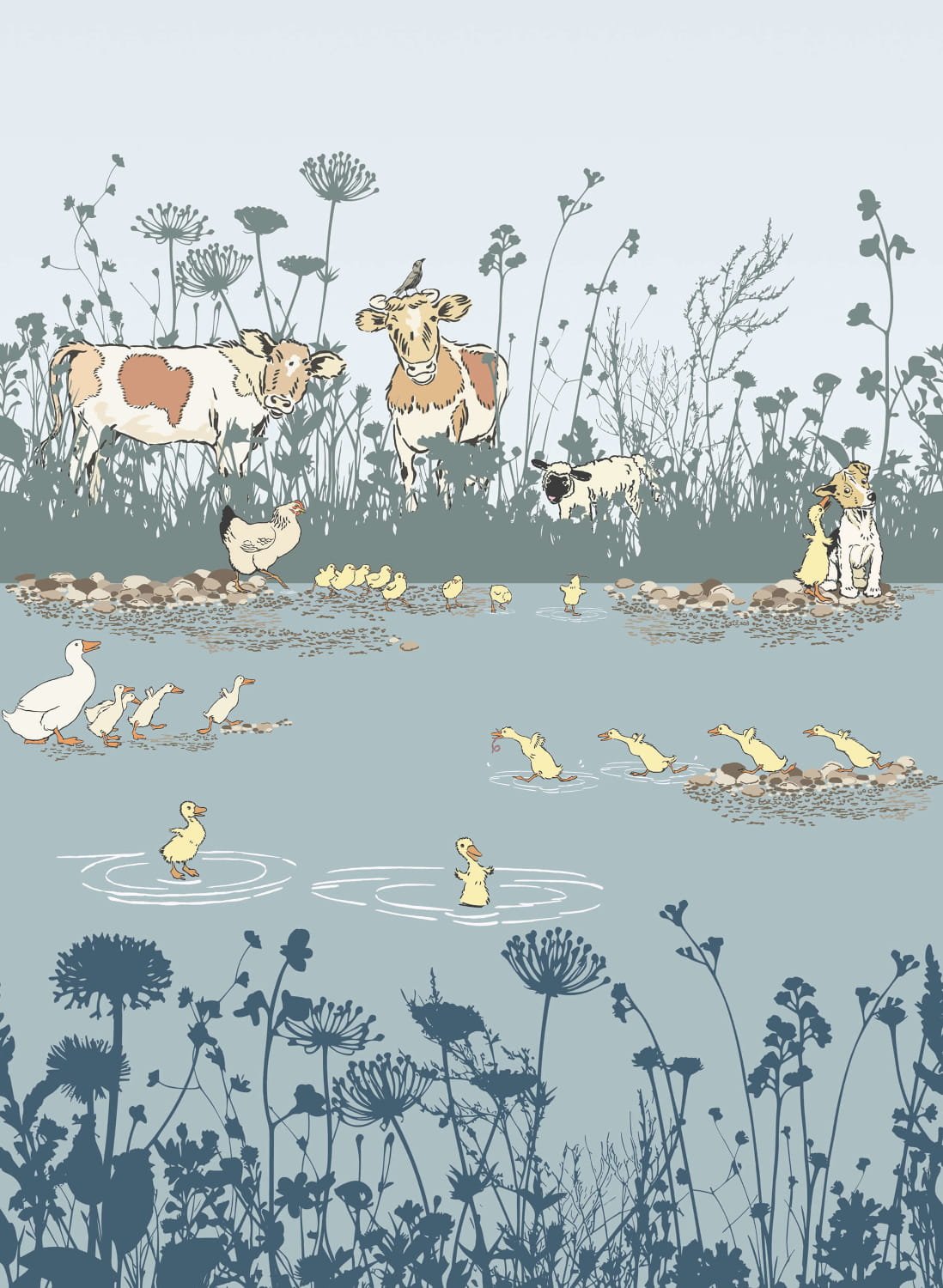 Tapete Riverside Capers - Moo