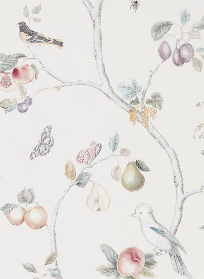 Tapete Fruit Aviary - Cream/ Multi