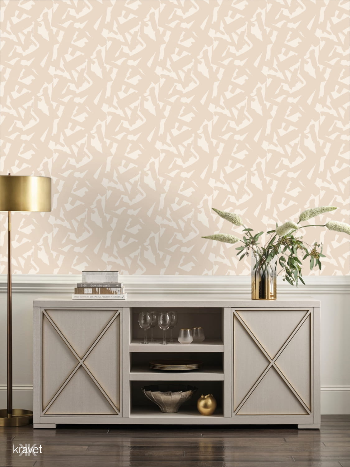 Tapete Bold Lines - Stone