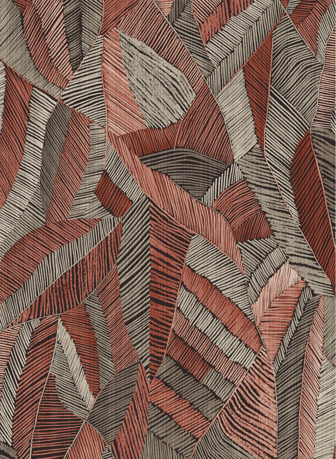 Tapete Chintz - Crimson