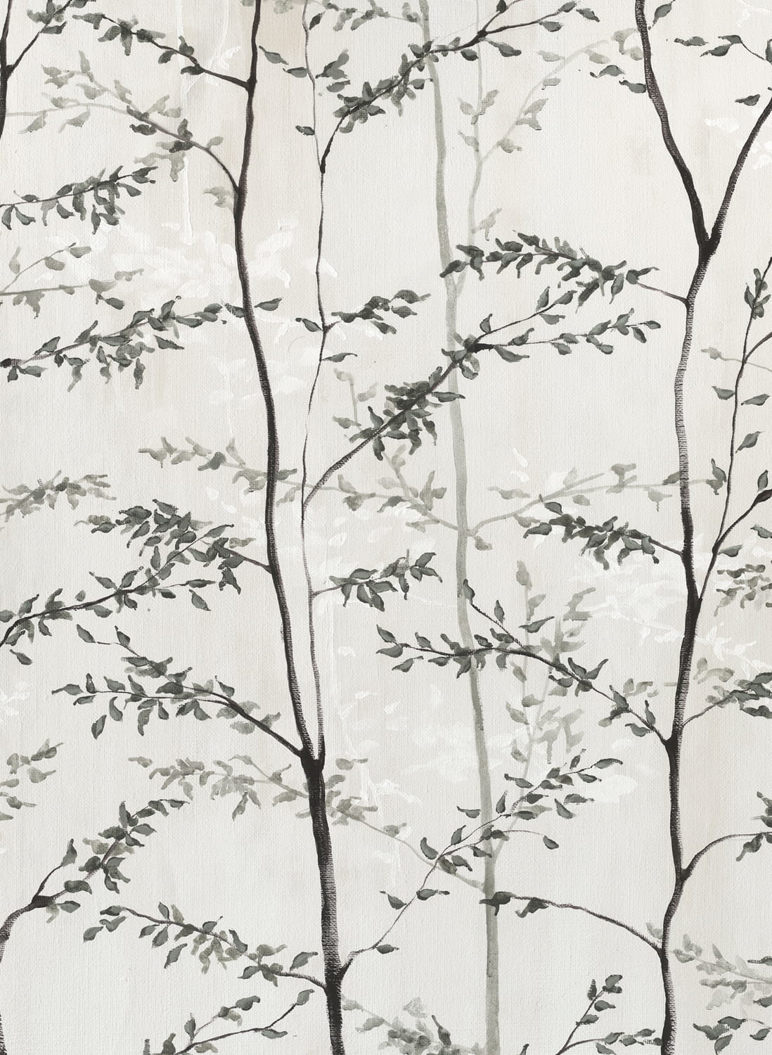Wandbild Woods - Plata/Silver