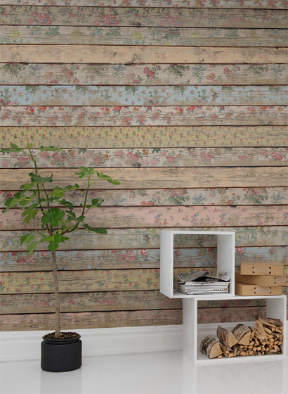 Wandbild Wall Garden