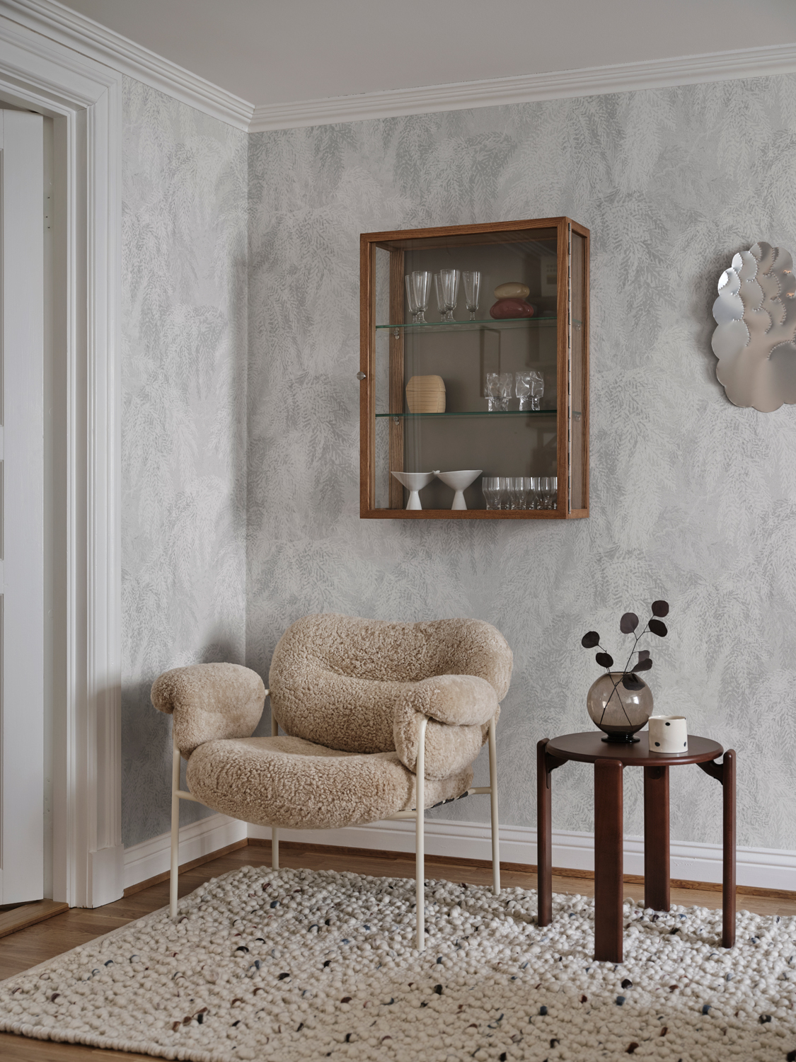 Wandbild Ceder - Gray