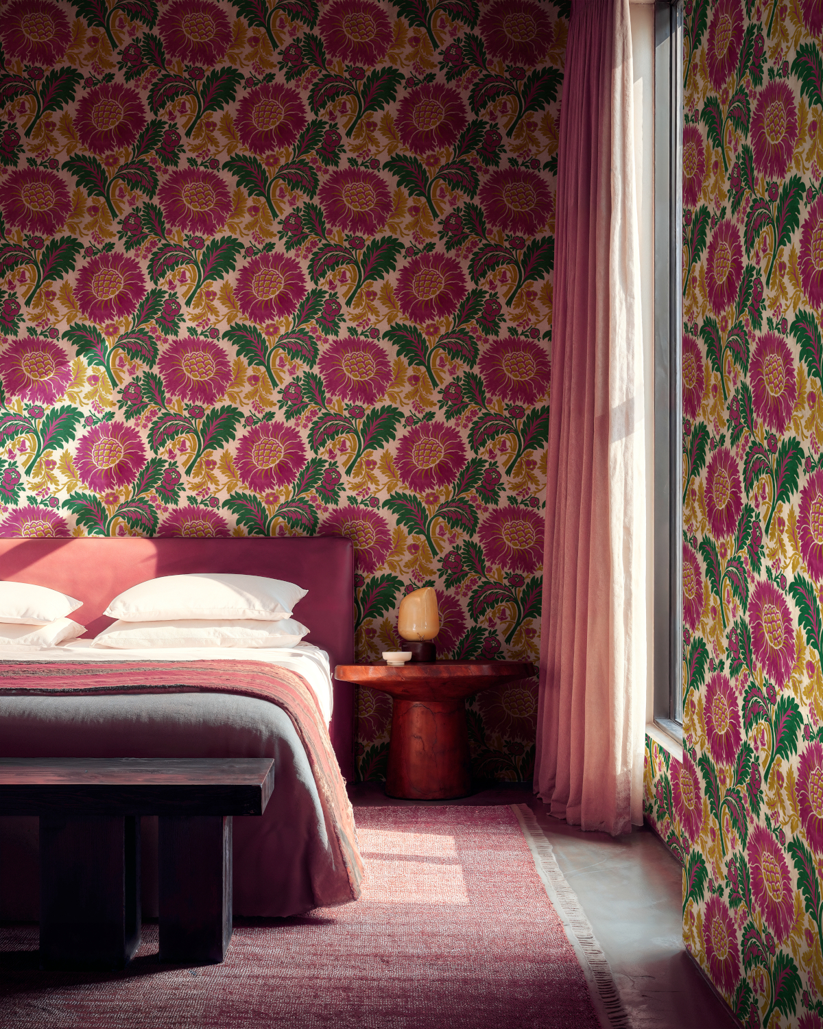 Tapete Chinese Damask - Emerald