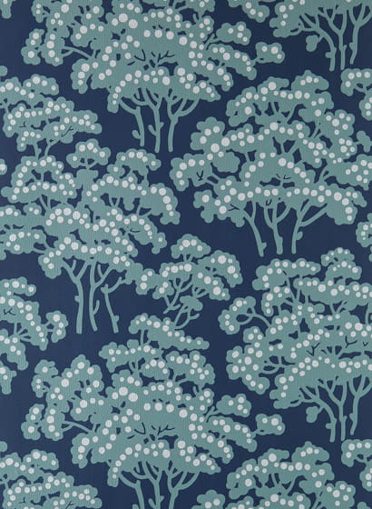 Tapete Hornbeam - Stiffkey Blue/ Dix Blue/ Dimpse