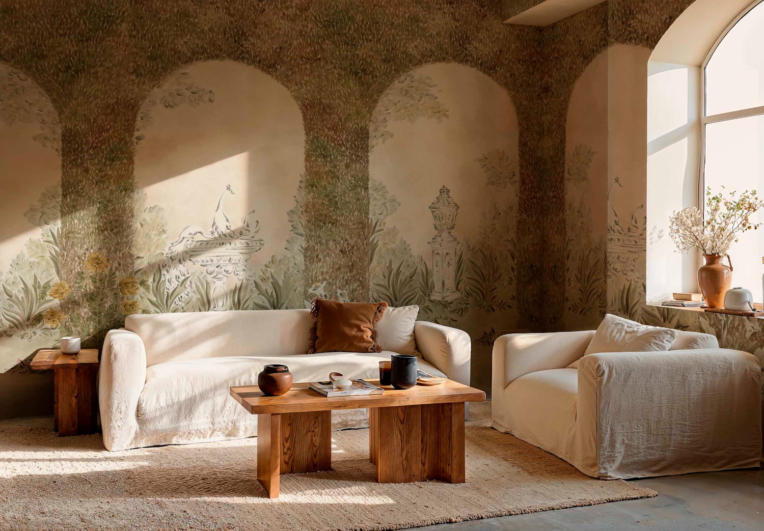 Wandbild Alcazar - Ocre
