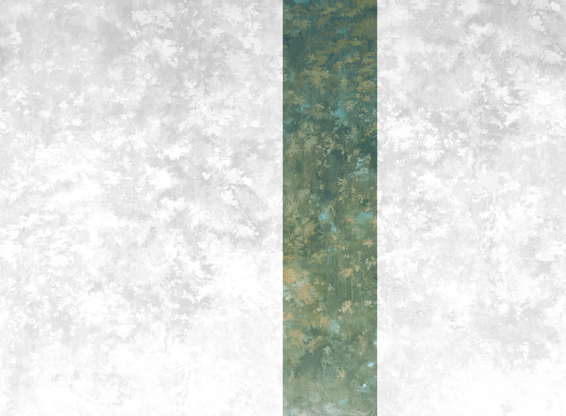 Wandbild Orthez - Green Panel 4