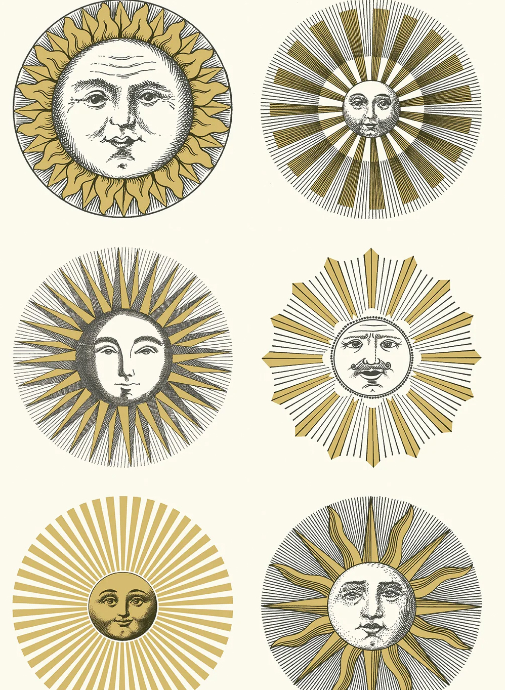 Tapete Soli - Cream/Gold