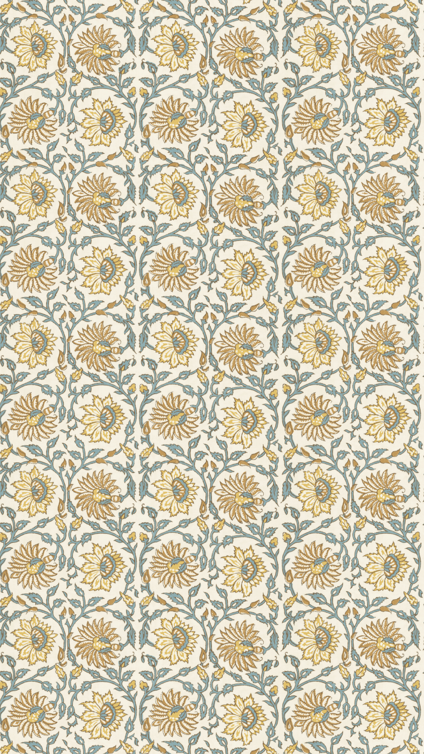 Tapete Cecily - Ochre/ Teal