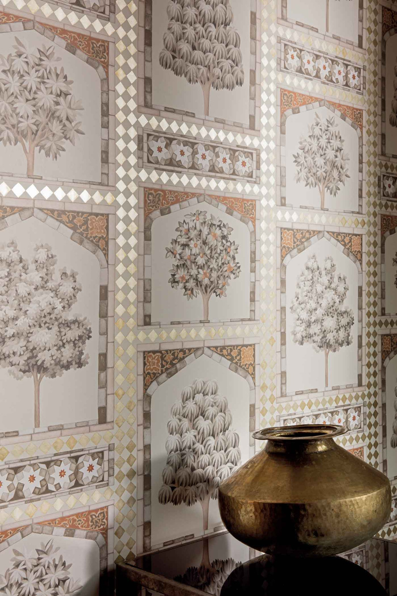 Tapete Sultan's Palace - Gold/ Spice