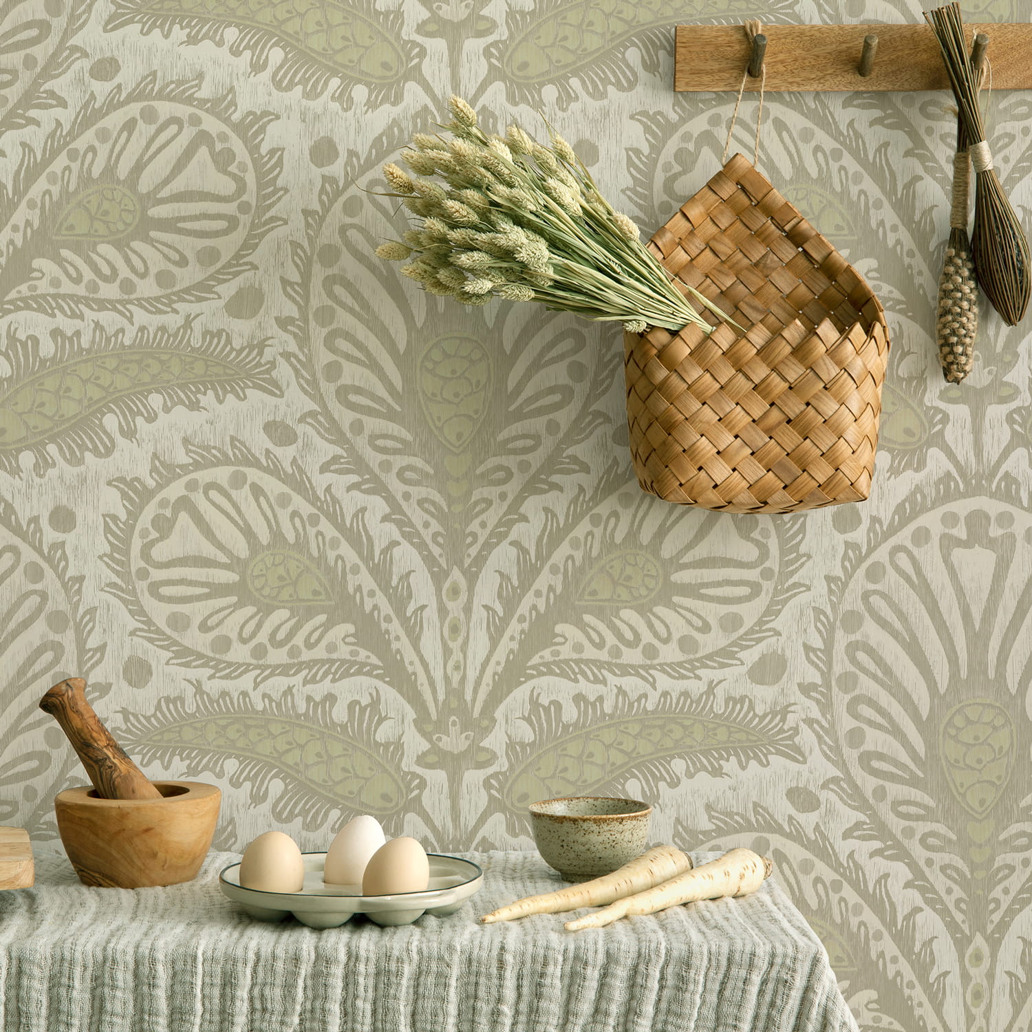 Tapete Ikat Clover - Sage