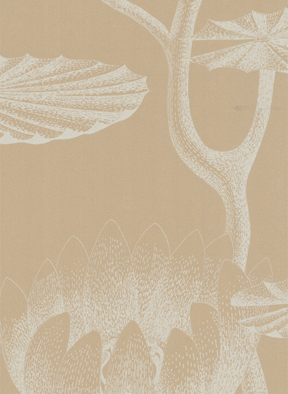 Tapete Lily - Parchment on Sand