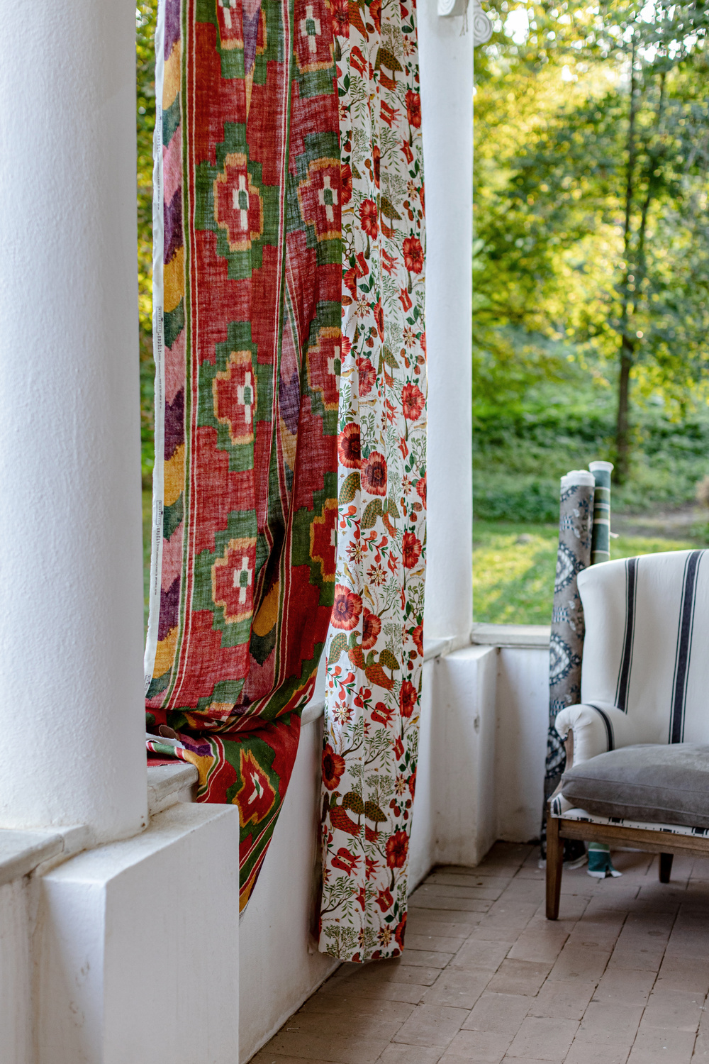 Stoff Szekely Folk - Linen - FB00040