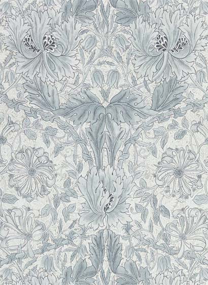 Tapete Pure Honeysuckle & Tulip - Cloud Grey