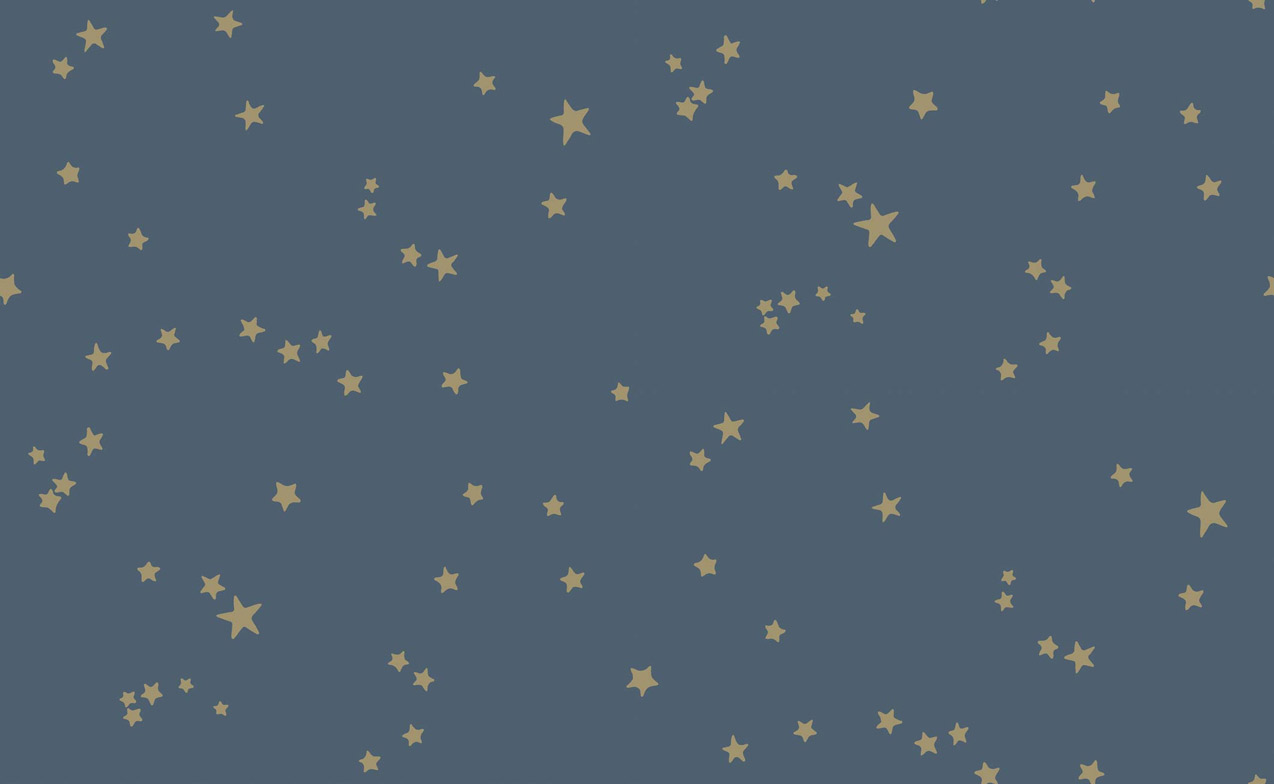 Tapete Stars - Midnight & Blue