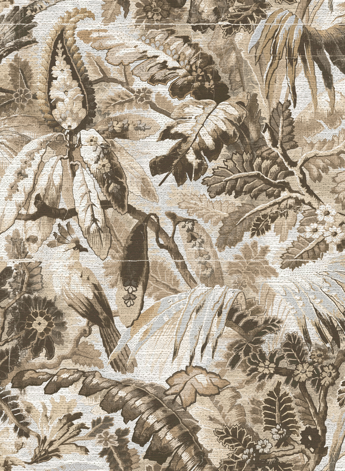 Tapete Tropicali - Linen/ Silver