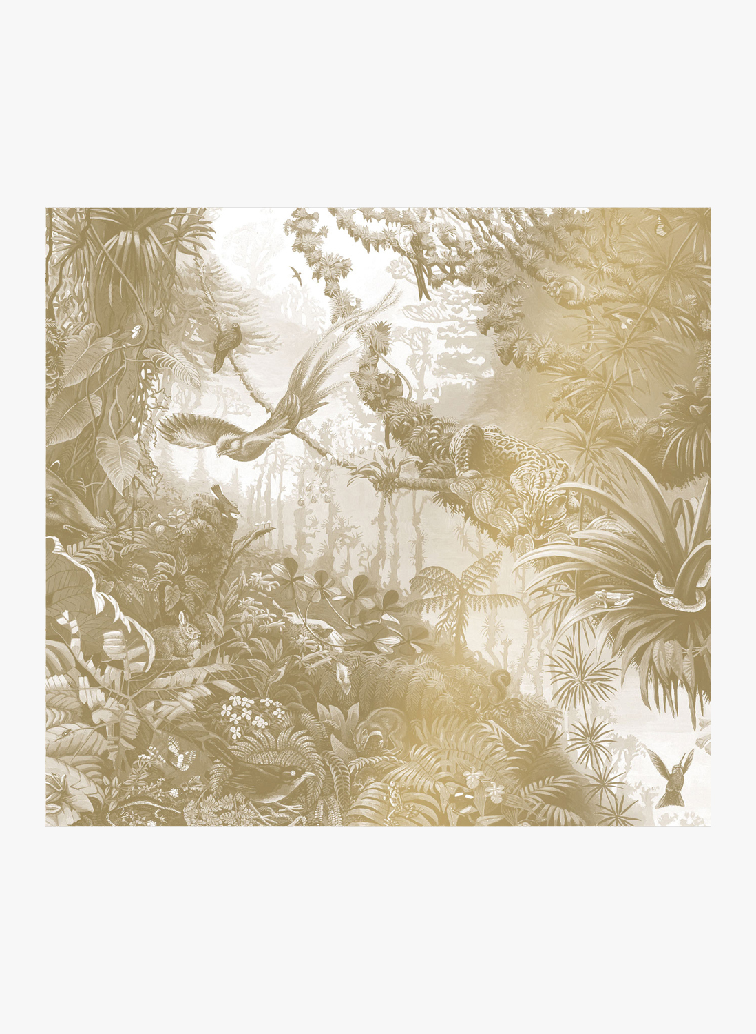 Wandbild Tropical Landscapes Gold 2 - L