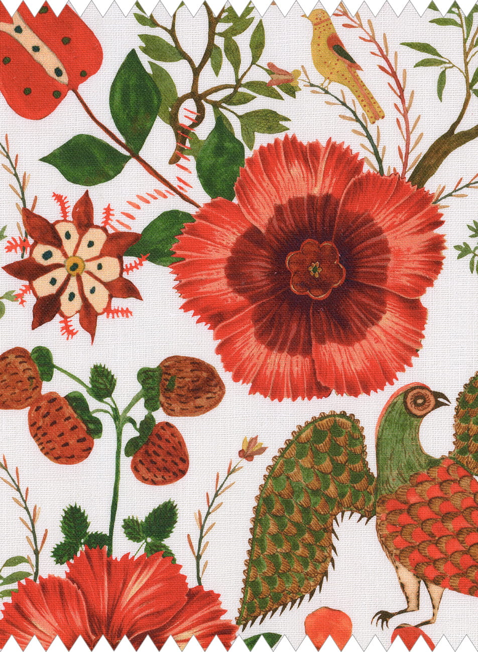 Stoff Szekely Folk - Linen