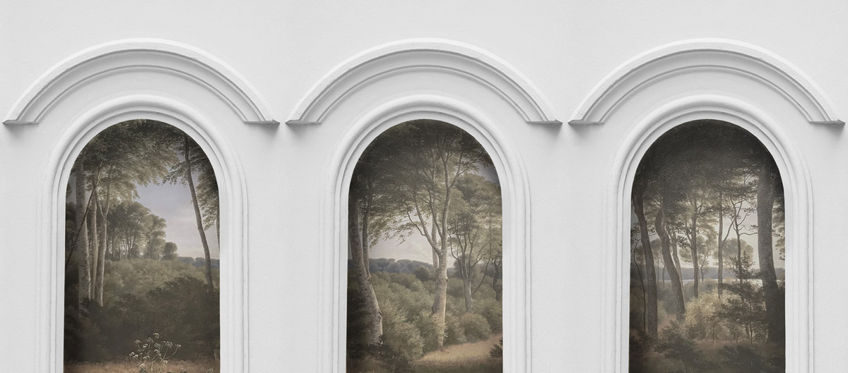 Wandbild Forest Vaults