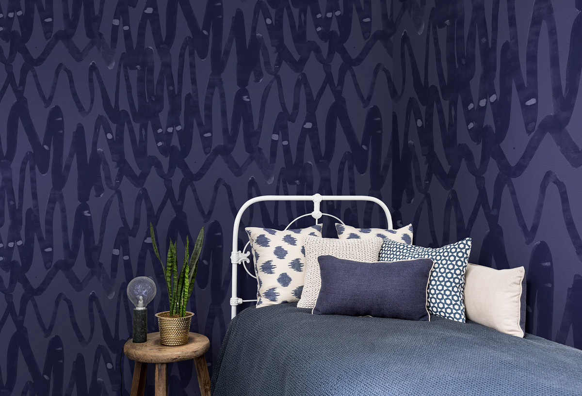 Wandbild Pulse of Passion - Blue