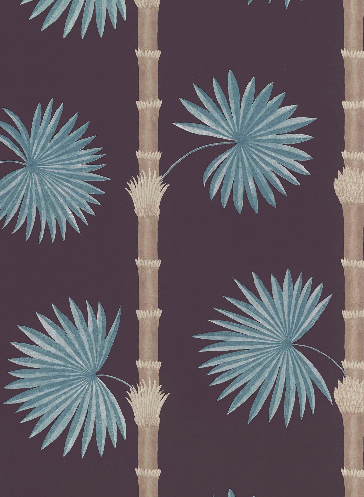 Tapete Hardy Palm - Perse Grey