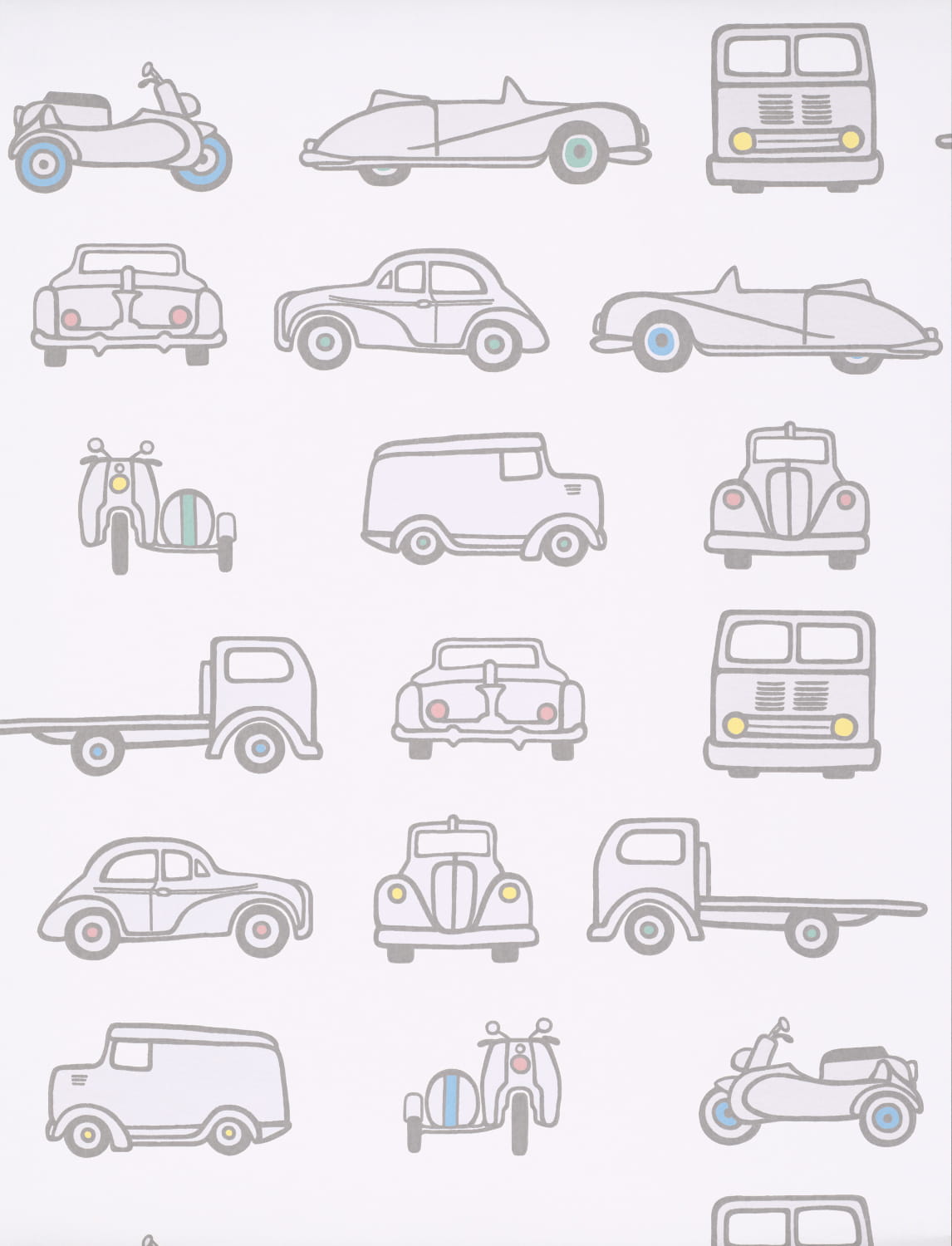 Tapete Road Trip - French Grey