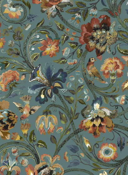 Wandbild Gaia - Prussian Blue