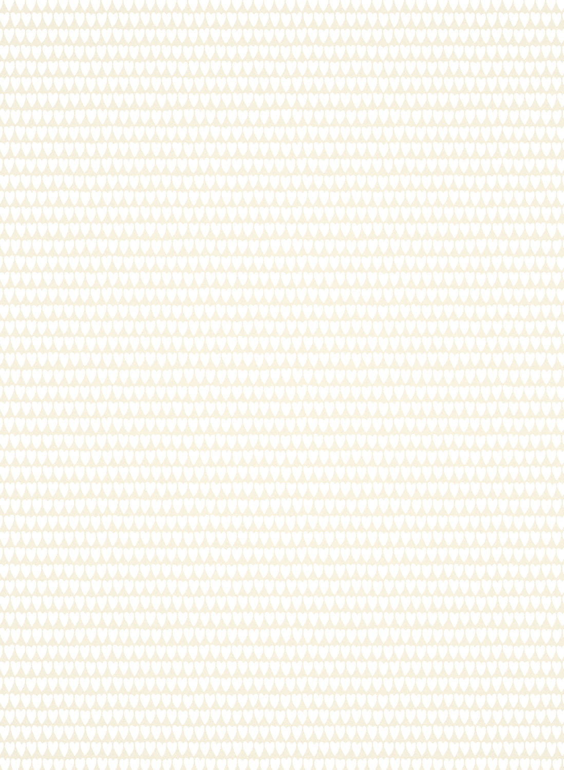 Tapete Little Hearts - Linen