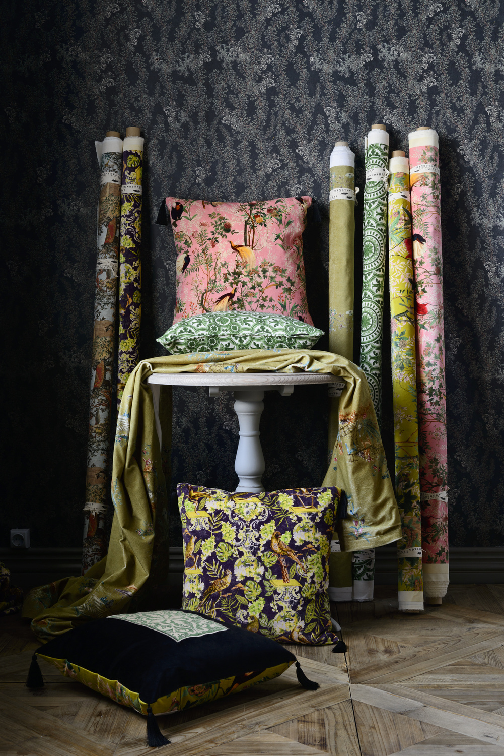 Stoff Chinoiserie - Velvet - FB00027