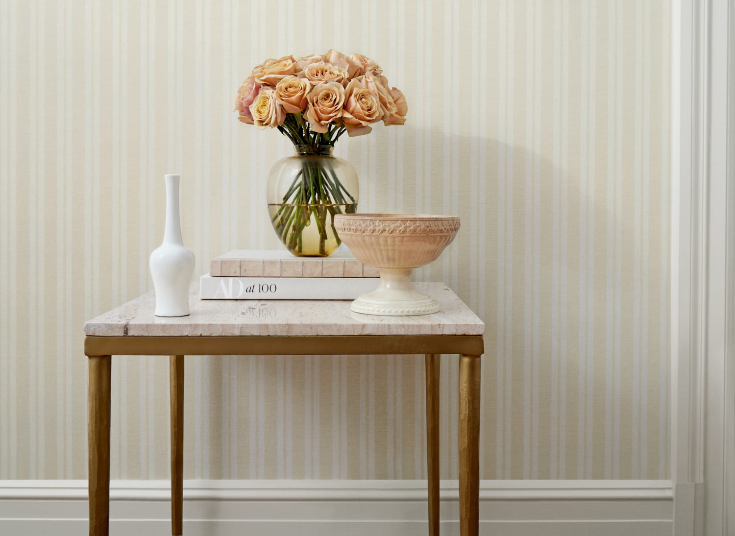 Tapete Ryland Stripe - Soft Gold