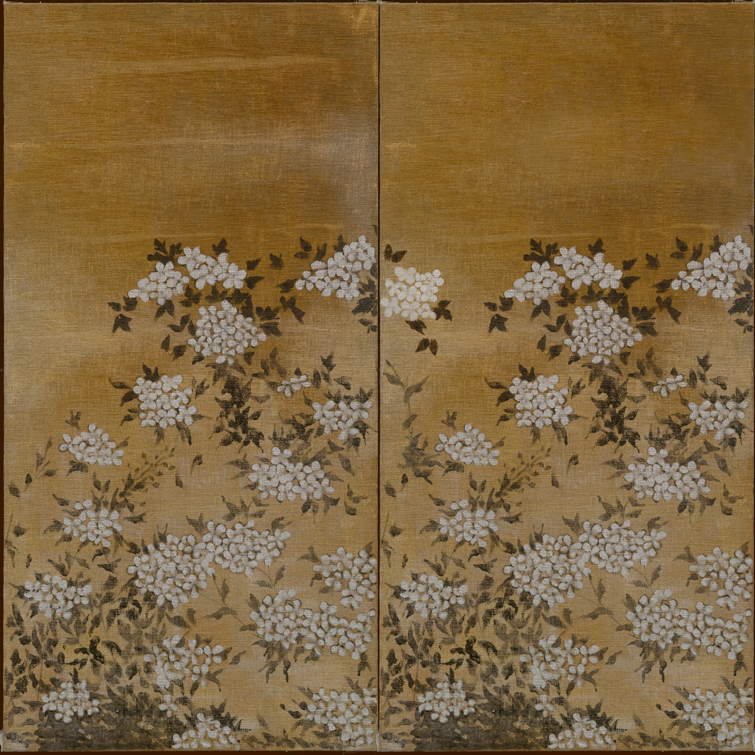 Wandbild Jute Flora - 7800993