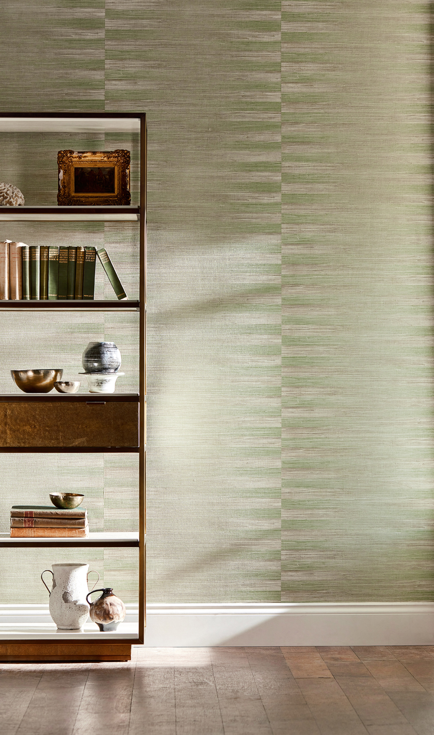 Tapete Kensington Grasscloth - Evergreen