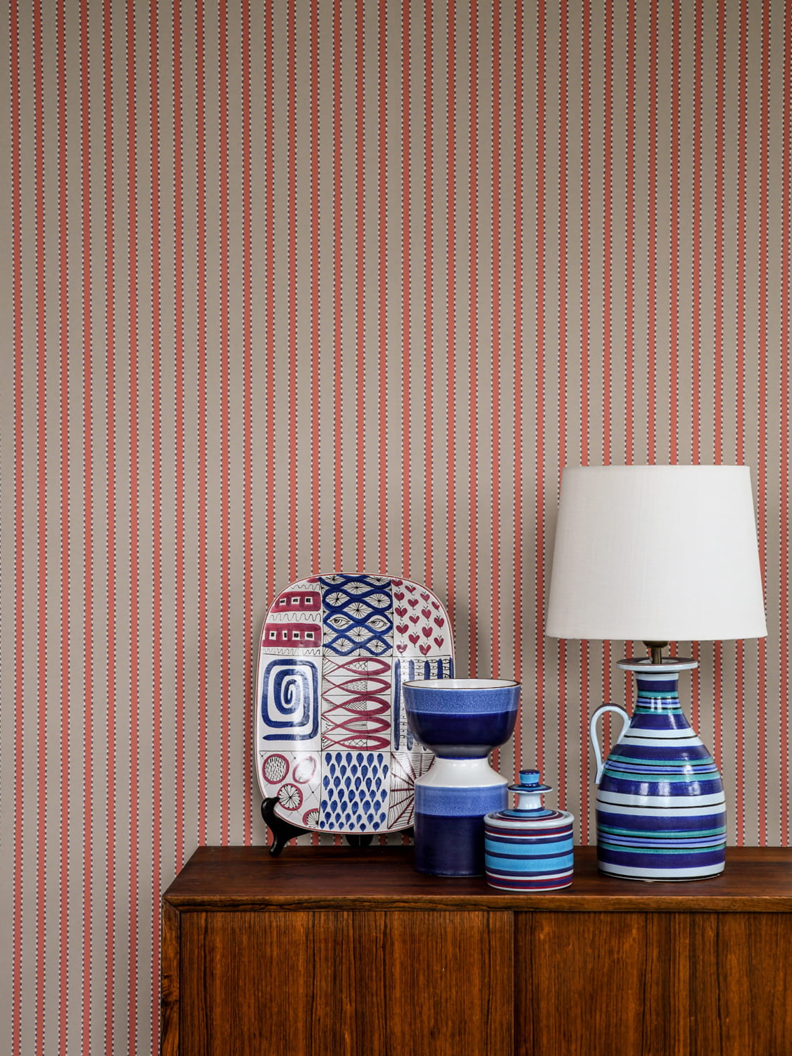 Carta da parati Stitched Stripe