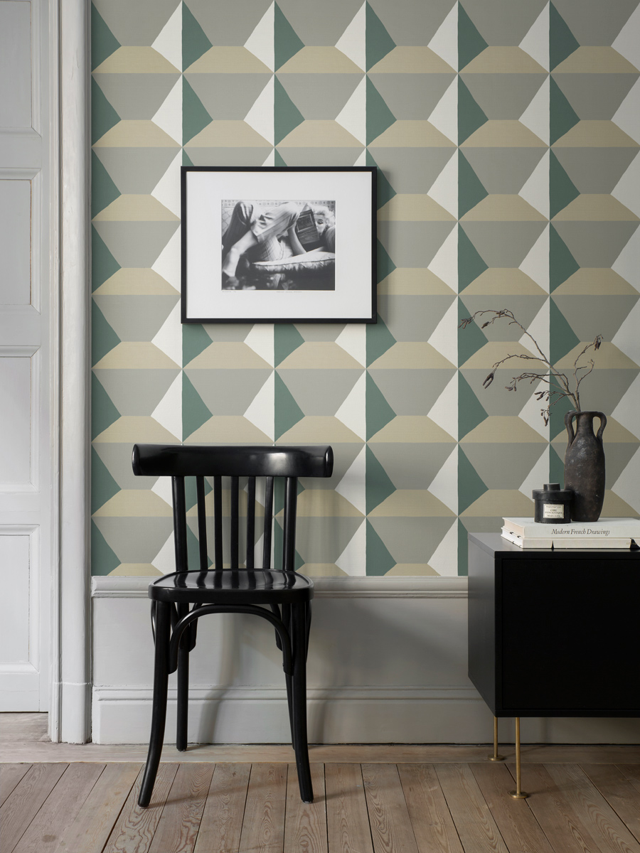Wandbild Ilse - green