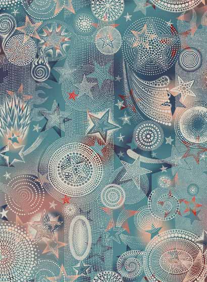 Tapete Etoiles - Bleus
