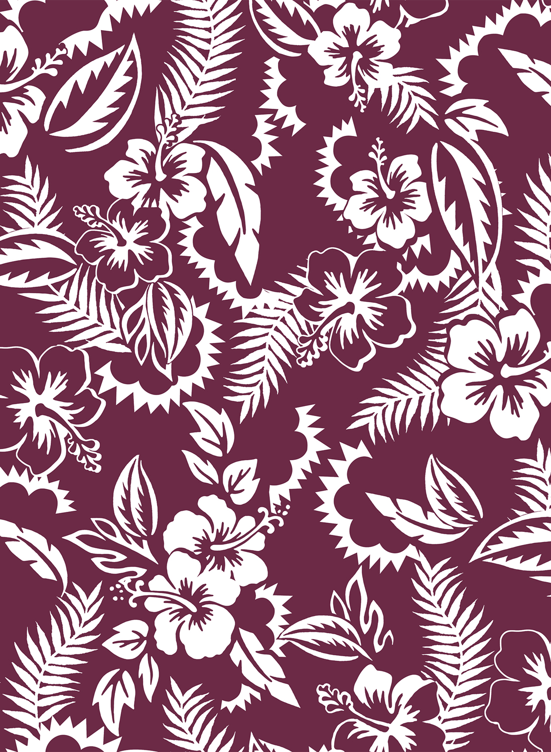 Tapete Jamaique - Fuchsia