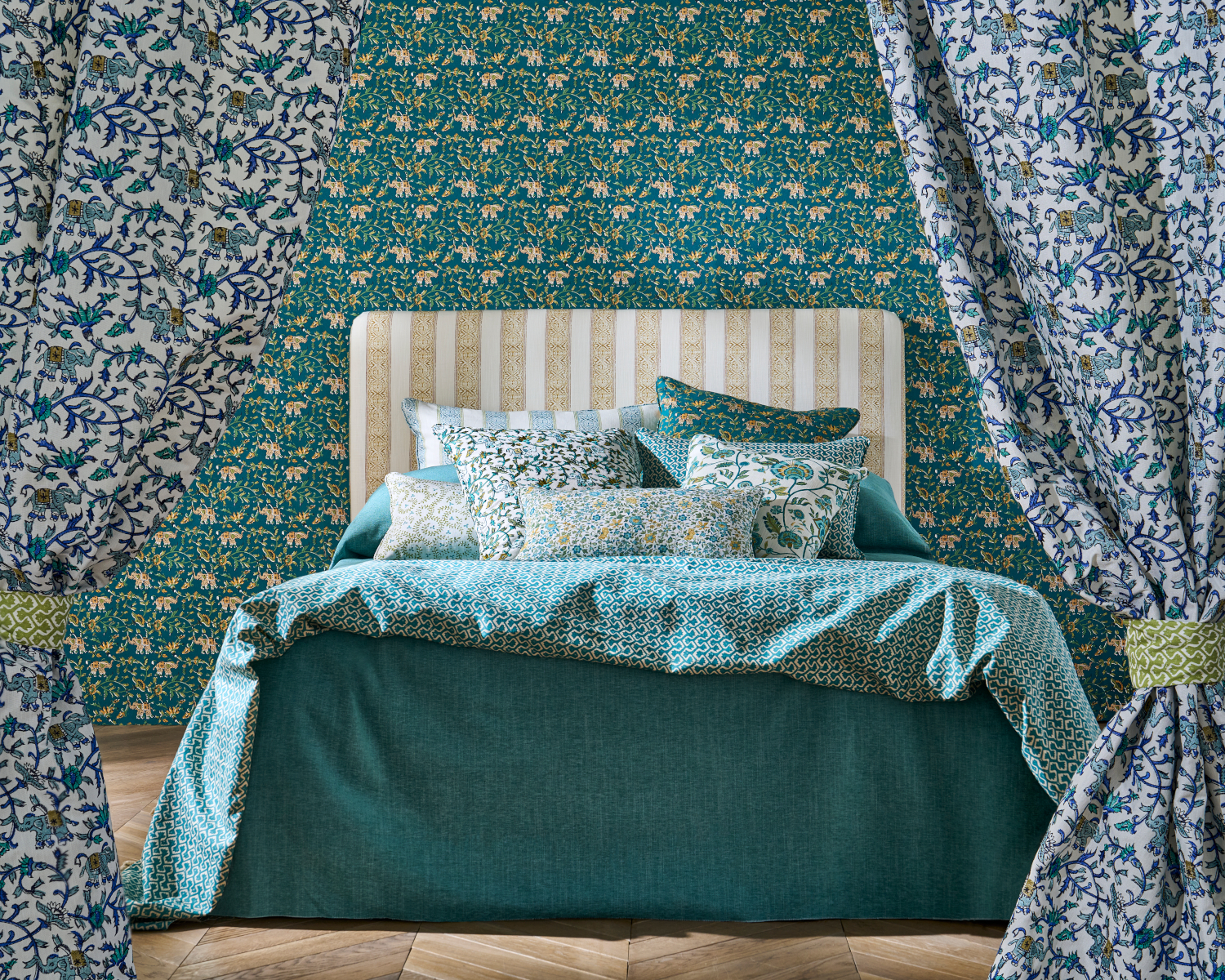 Tapete Hathi - Teal