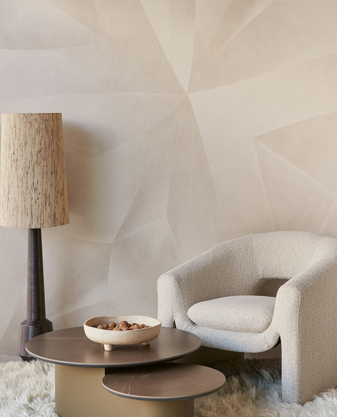 Wandbild Crystal - Pearl Left