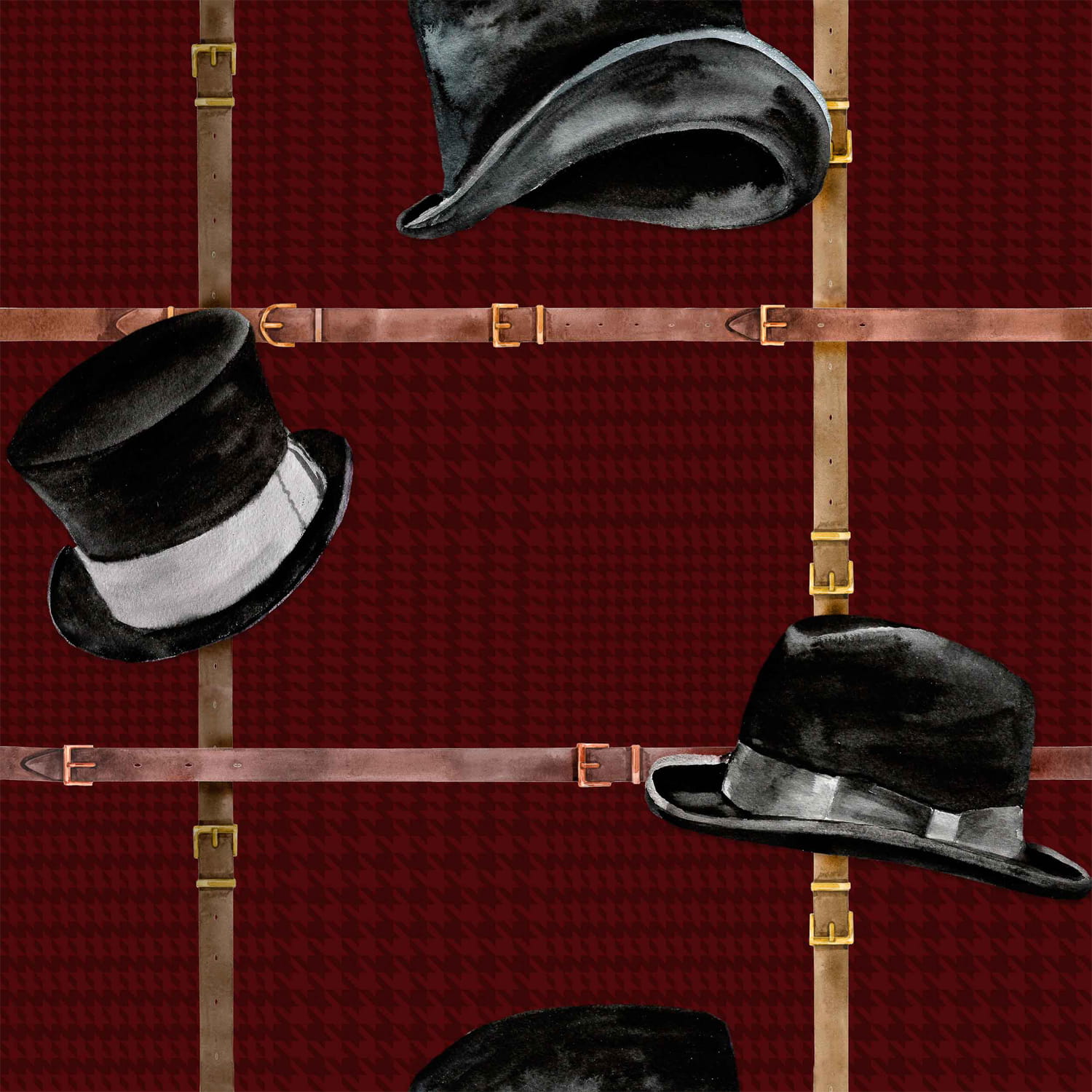 Tapete Ascot - Wine