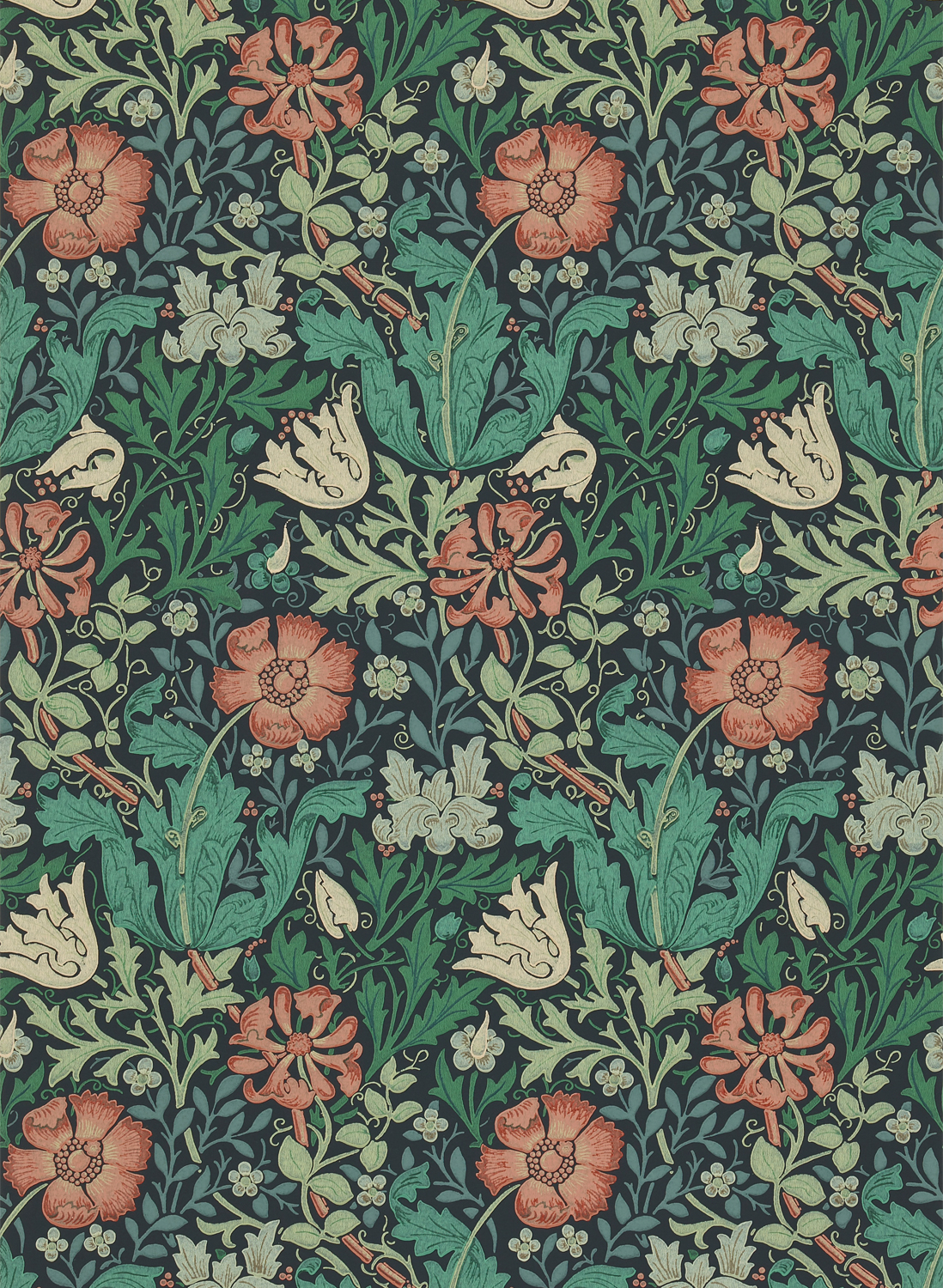 Tapete Compton - Indigo/ Russet