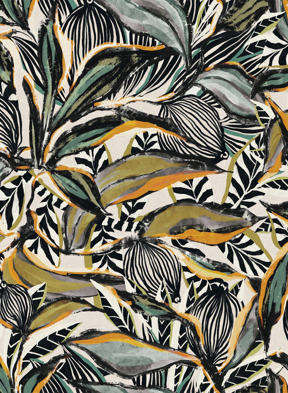 Tapete Flor Imaginaria - Pheasant