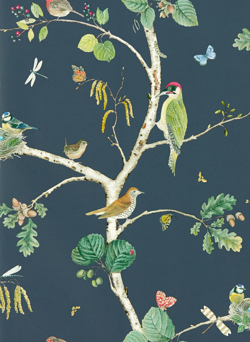 Tapete Woodland Chorus - Charcoal